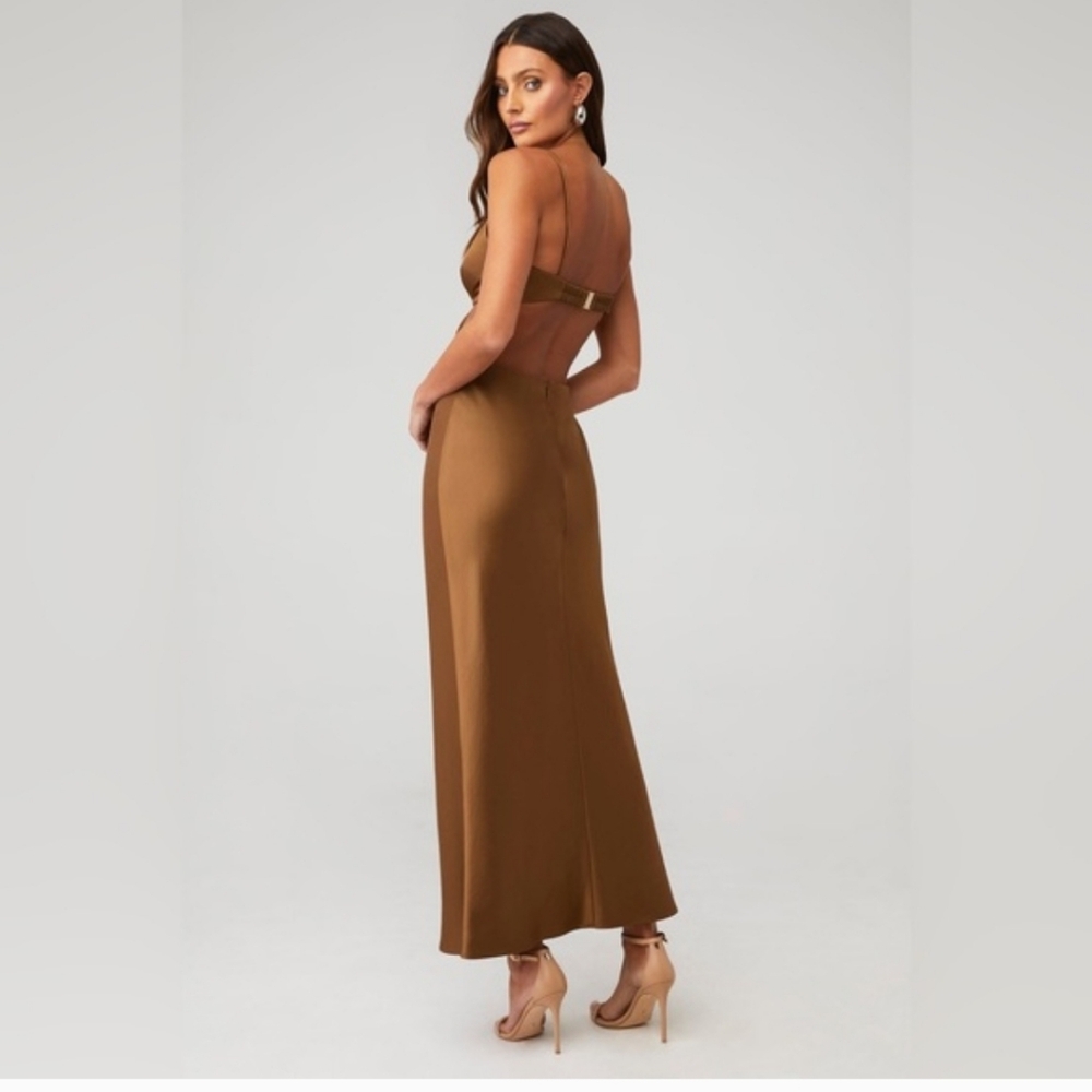 014 SIGNIFICANT OTHER JACY DRESS - DARK GOLD SMALL ✨️ - Picture 7 of 13